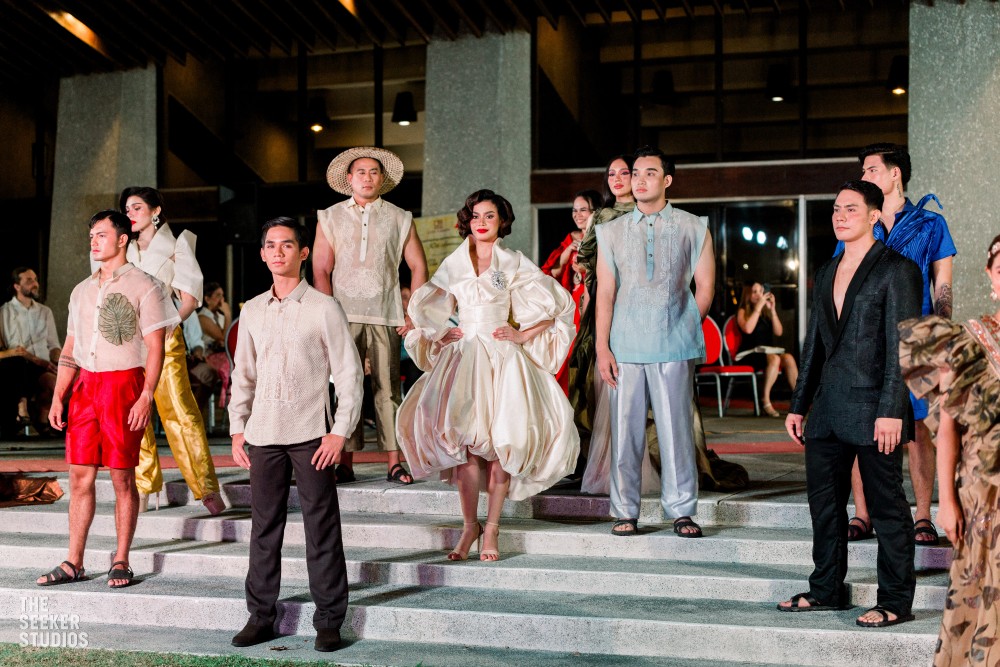Runway looks from Josip Tumapa&rsquo;s collection presented during the To the Golden Age fashion show in Dumaguete