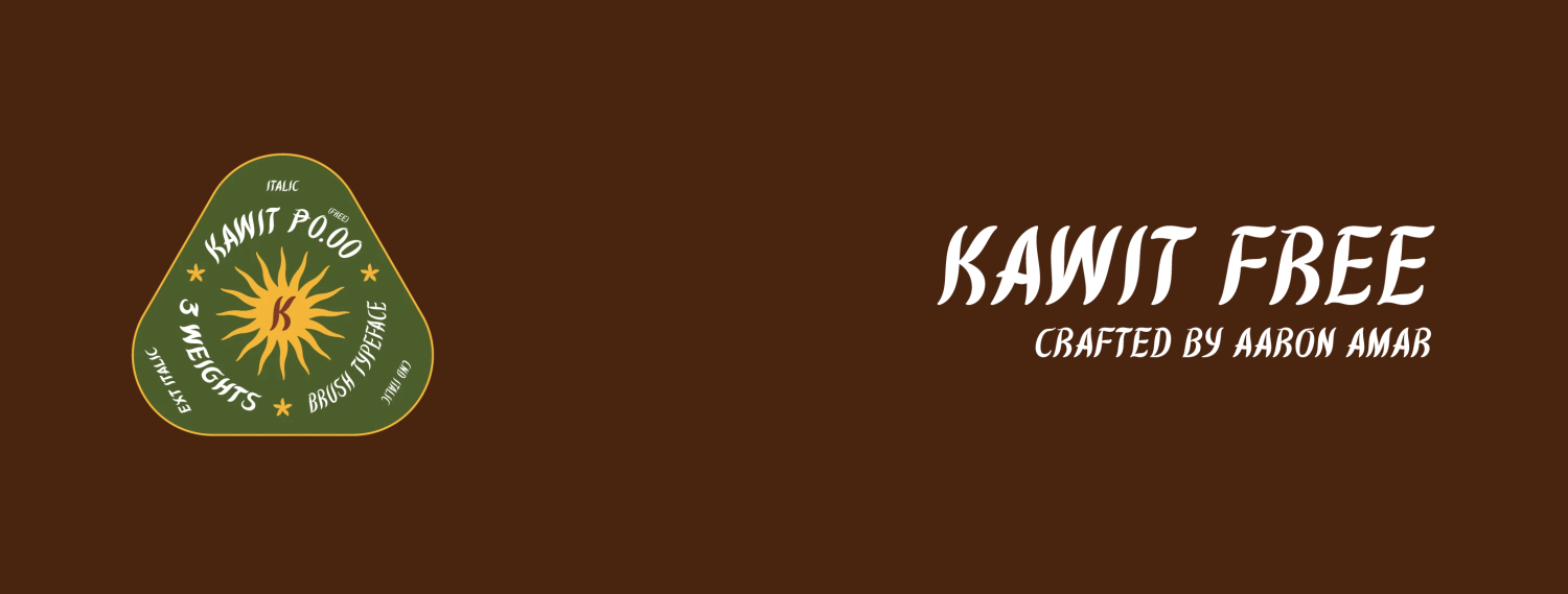 kawit-free-brush-typeface